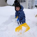 ボクよりおっきいスコップだよ!