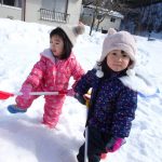 ゆきだるまつくるよ~⛄