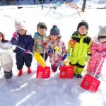 ゆきあそびってたのし~な♫