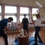 もちつき頑張れ～！